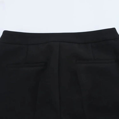 KONDALA 2026 Spring Summer Elegant Office Lady Solid Suits Fashion Slim Single Button Shrug Blazers Chic Zipper Flare Pants
