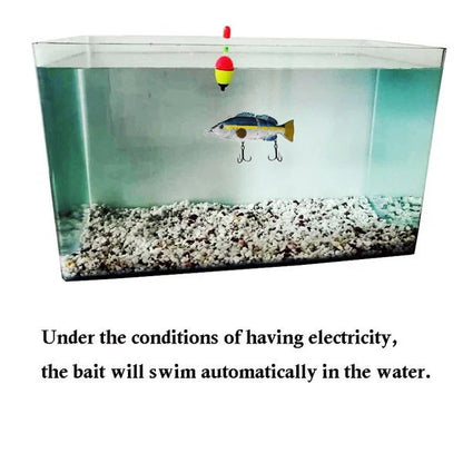 USB Rechargeable Electric Swimbait Lure – 4-Segment Auto Swimming, 13cm, 7 Colors