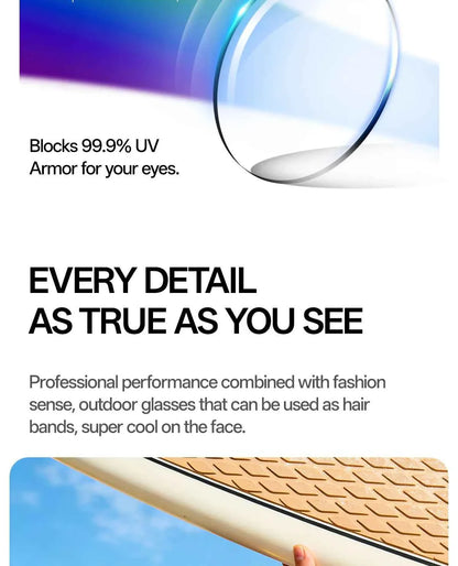 SCVCN New Eagle Beak Fashion Sunglasses Outdoor Cycling Climbing Glasses UV400 for Men Road Bike Women Sports Hiking Eyewear