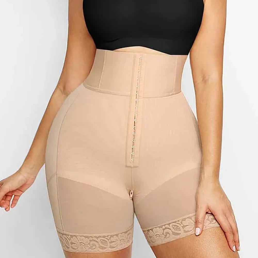 LMYLXL 3 Boned Sculpt High Waist Booty Shorts Slimming Flat Belly Sheathing Panties Body Shaper Postpartum Control