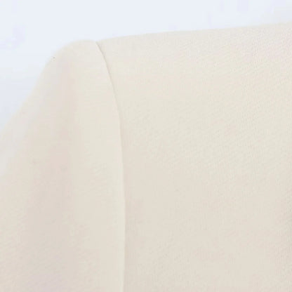 KONDALA 2026 Spring Summer Elegant Office Lady Solid Suits Fashion Slim Single Button Shrug Blazers Chic Zipper Flare Pants