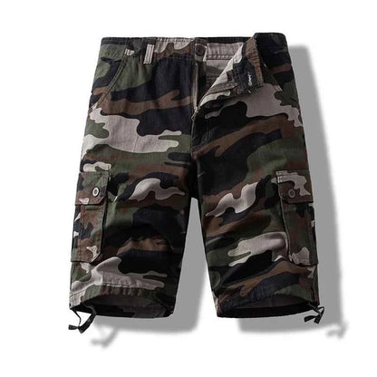 Men's Short Pants Cotton Cargo Shorts Tactical Breeches Casual Sports Man Hiking Fishing Streetwear