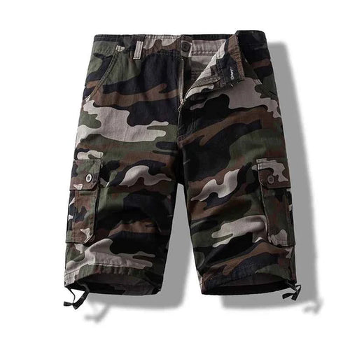 Men's Short Pants Cotton Cargo Shorts Tactical Breeches Casual Sports Man Hiking Fishing Streetwear