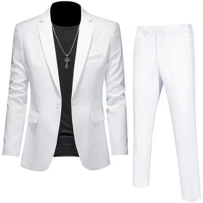 2024 High Quality Handsome Groom wedding party casual set