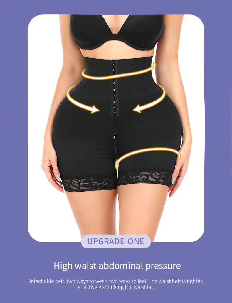 High Waist Body Shaper Panties Seamless Butt Lifter Compression Fajas Reducing Girdles Slimming Corset Shapewear Women Underwear