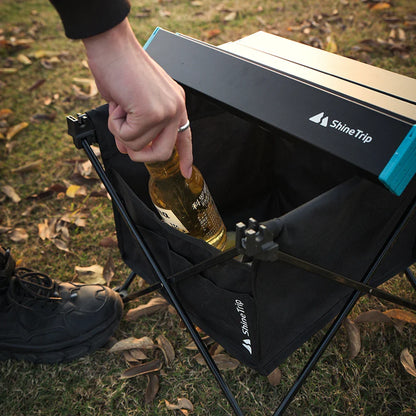 Camping Folding Table Under-Storage Bag – 600D Oxford, Waterproof, Foldable, Black
