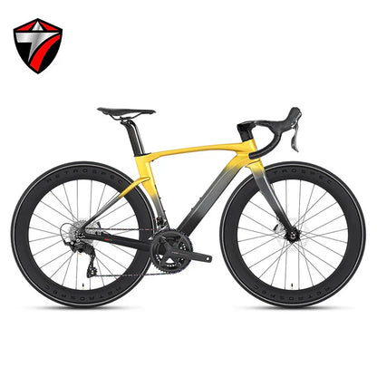 TWITTER Cyclone RS Full Carbon Road Bike – Shimano 105 24-Speed with Hydraulic Disc Brakes