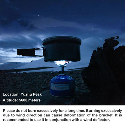 BRS-3000T Ultralight Titanium Camp Stove – 26g, 2700W, Butane/Propane, Foldable