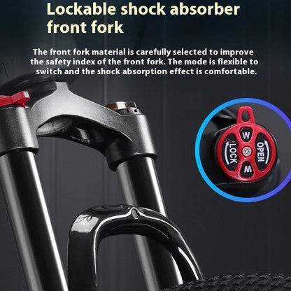 Magnesium Alloy26Inch mountain bike for adults men women, teenagers, and students33Speed Bike Disc Brake Shock Absorption