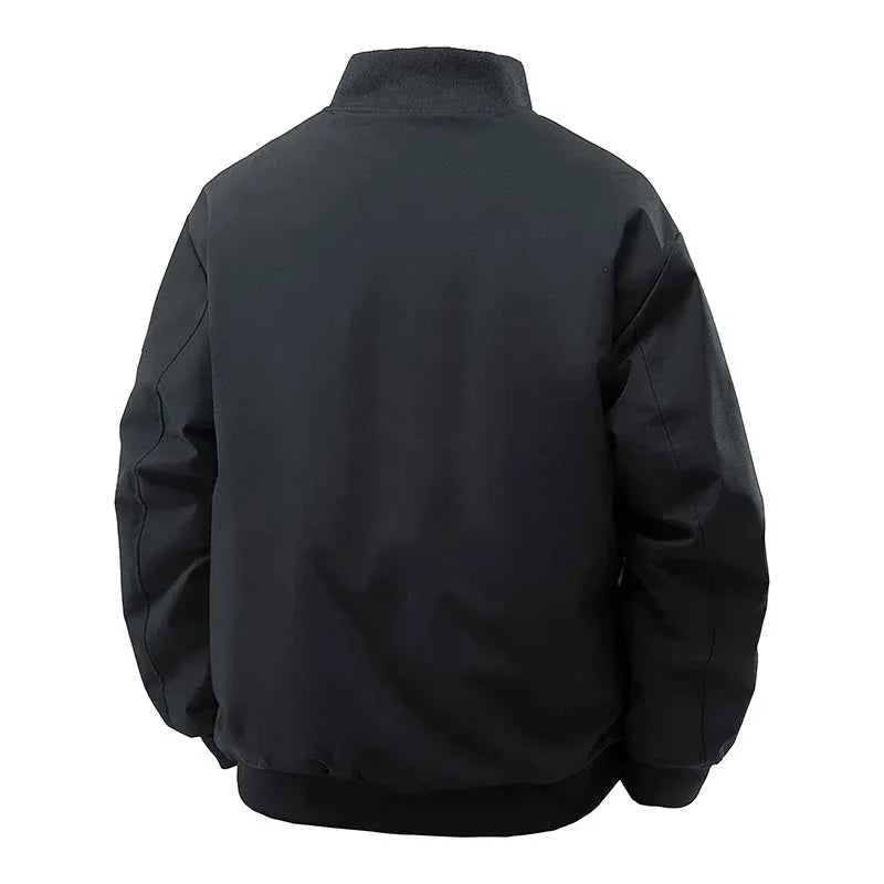 Men's Outdoor Sports and Leisure Windproof Breathable Thick Cotton Baseball Jacket Fashionable Cool Warm Cotton Jacket