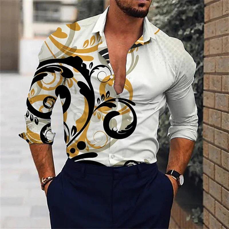 Men's casual shirts are fashionable, elegant, comfortable, slim and loose 2024 men's tops lightweight sports outdoor shirts