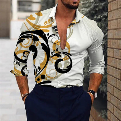 Men's casual shirts are fashionable, elegant, comfortable, slim and loose 2024 men's tops lightweight sports outdoor shirts