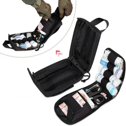 Outdoor Tactical First Aid Kit Bag – 1000D Nylon, Tourniquet Package, 3 Colors