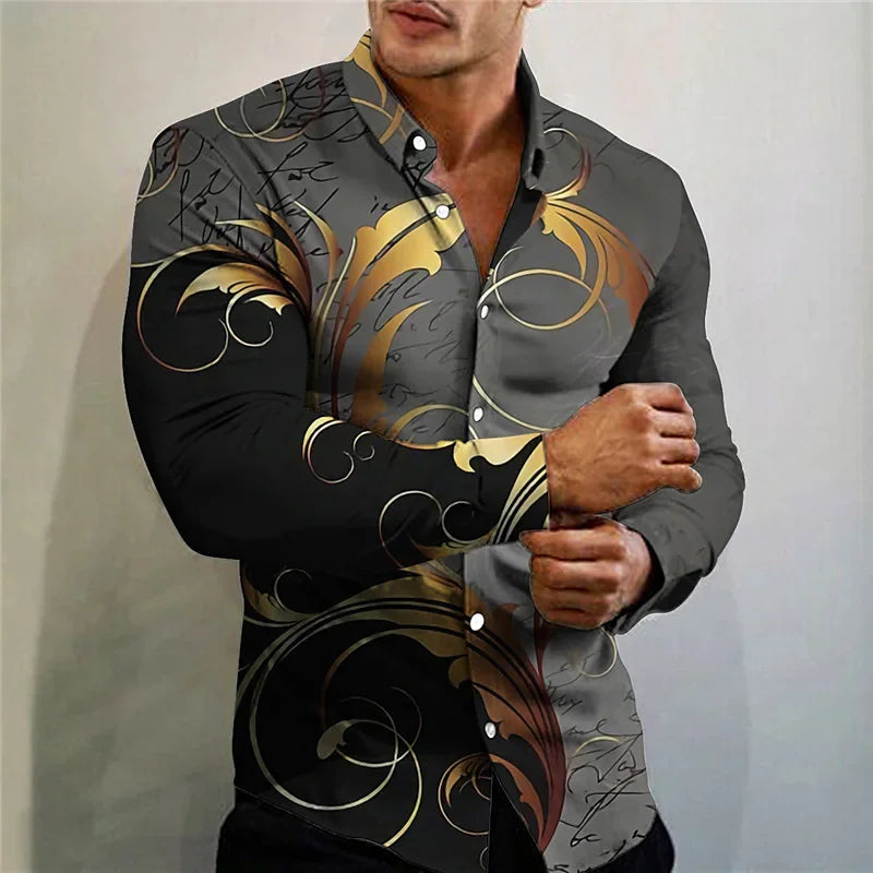 Men's casual shirts are fashionable, elegant, comfortable, slim and loose 2024 men's tops lightweight sports outdoor shirts