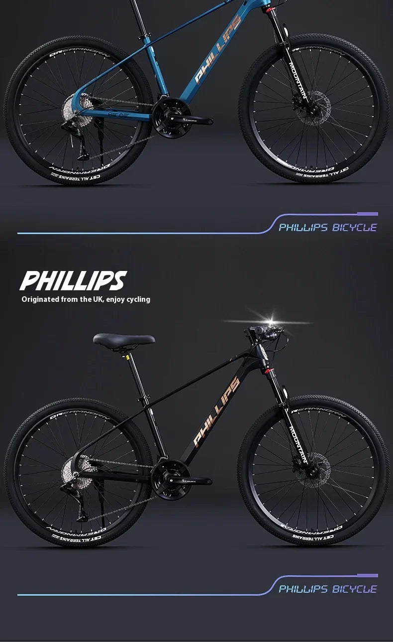 Magnesium Alloy26Inch mountain bike for adults men women, teenagers, and students33Speed Bike Disc Brake Shock Absorption