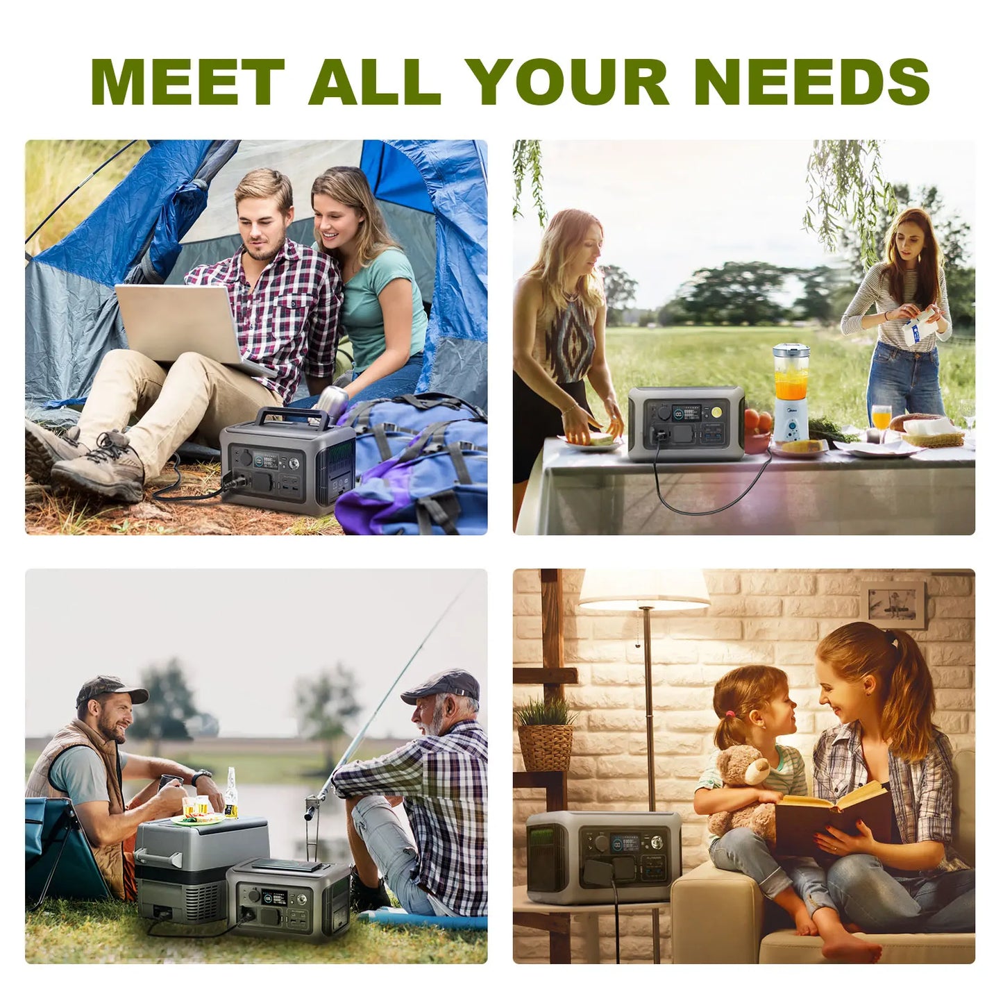 ALLPOWERS R600 Portable Power Station – 299Wh 600W LiFePO4, Solar Ready, UPS, 5-Year Warranty