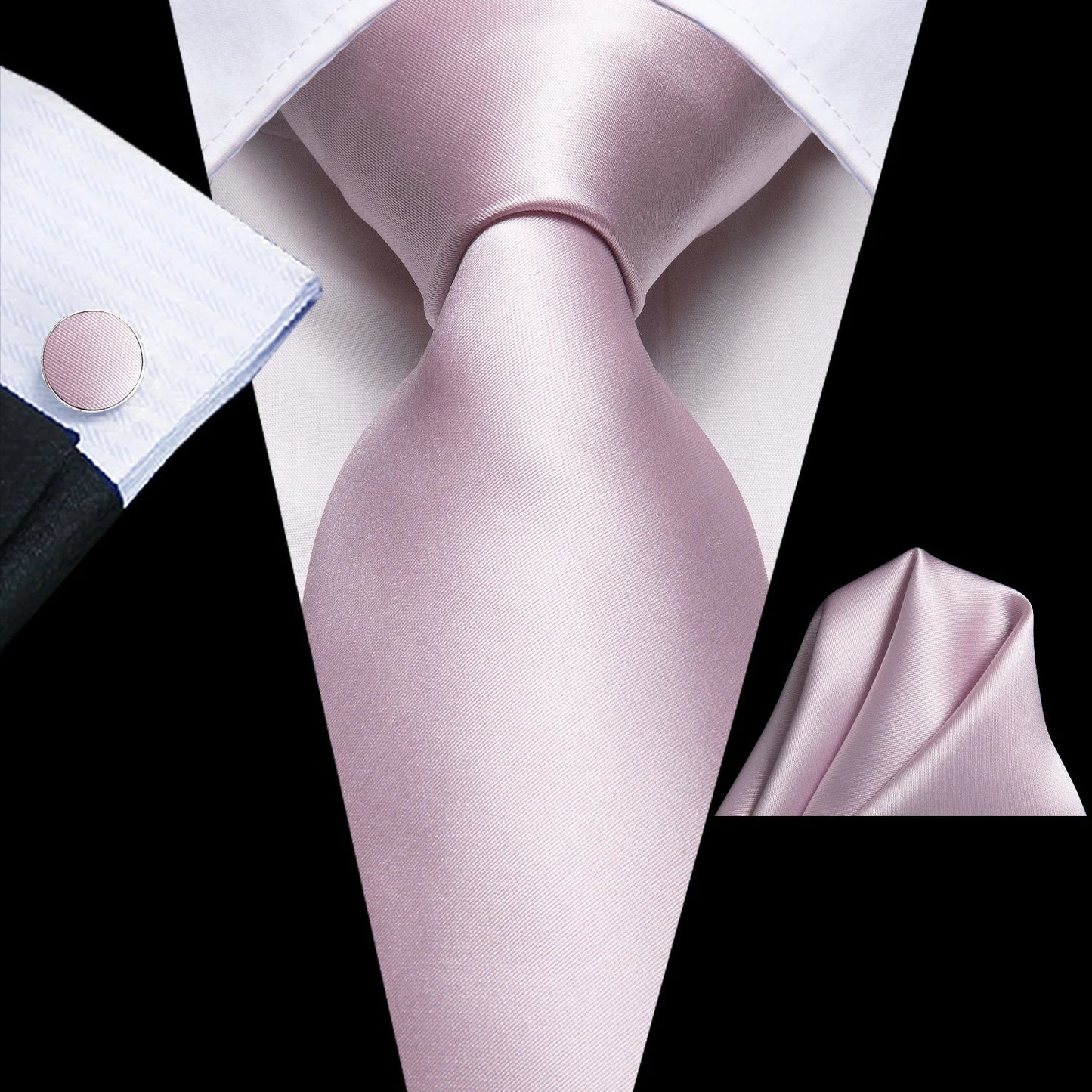 Hi-Tie 8.5cm Business Black Solid Paisley 100% Silk Men's Tie Neck Strip Ties for Men Formal Luxury Wedding Neckties Gravatas