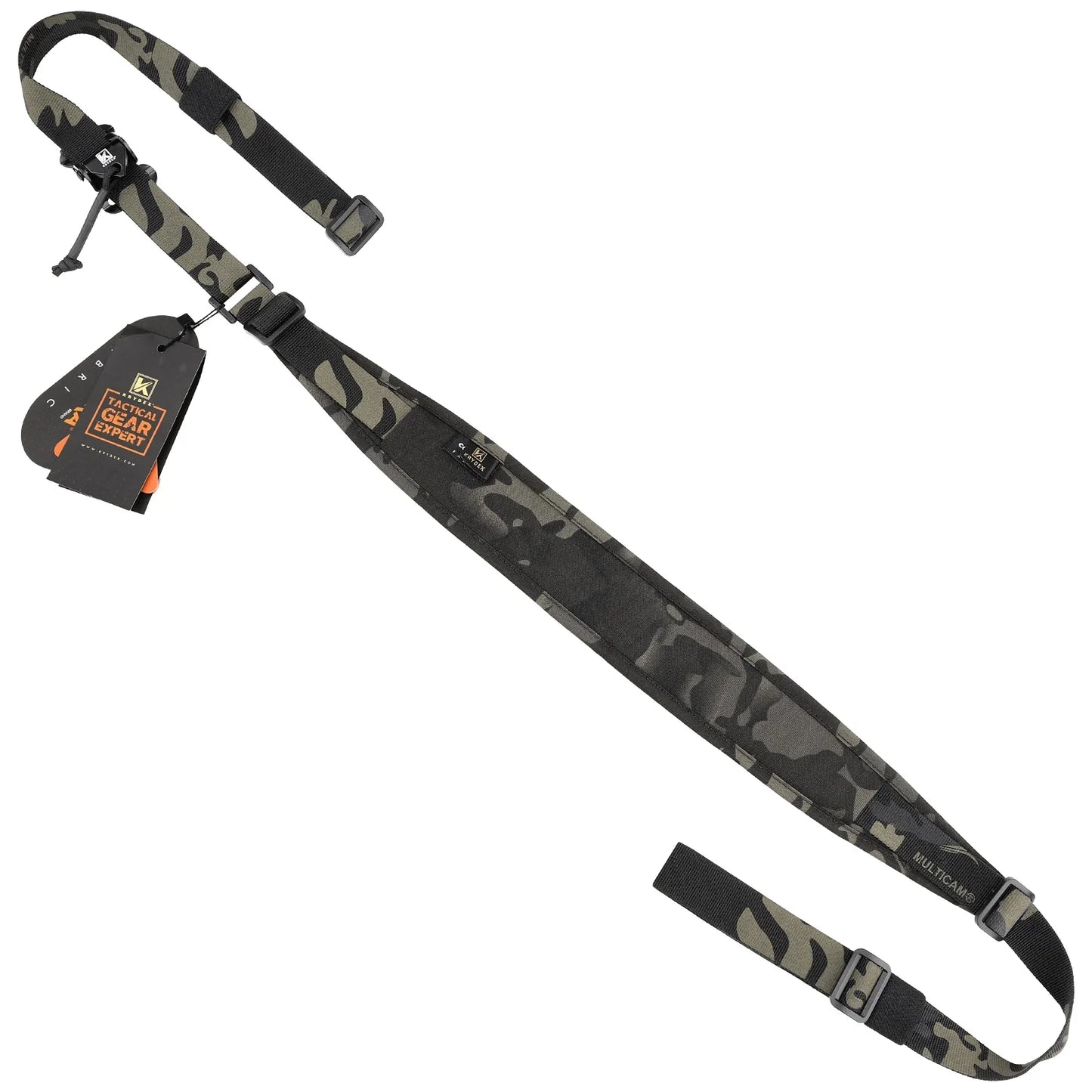 2-Point Modular Rifle Sling – 2.25", Padded, Quick-Adjust, Nylon, 5 Colors