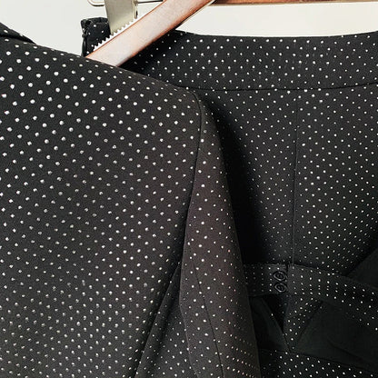 HIGH QUALITY New Fashion 2026 Designer Blazer Suit Set Women's Single Button Diamonds Beaded Camis Blazer Pants Suit 3pcs Set