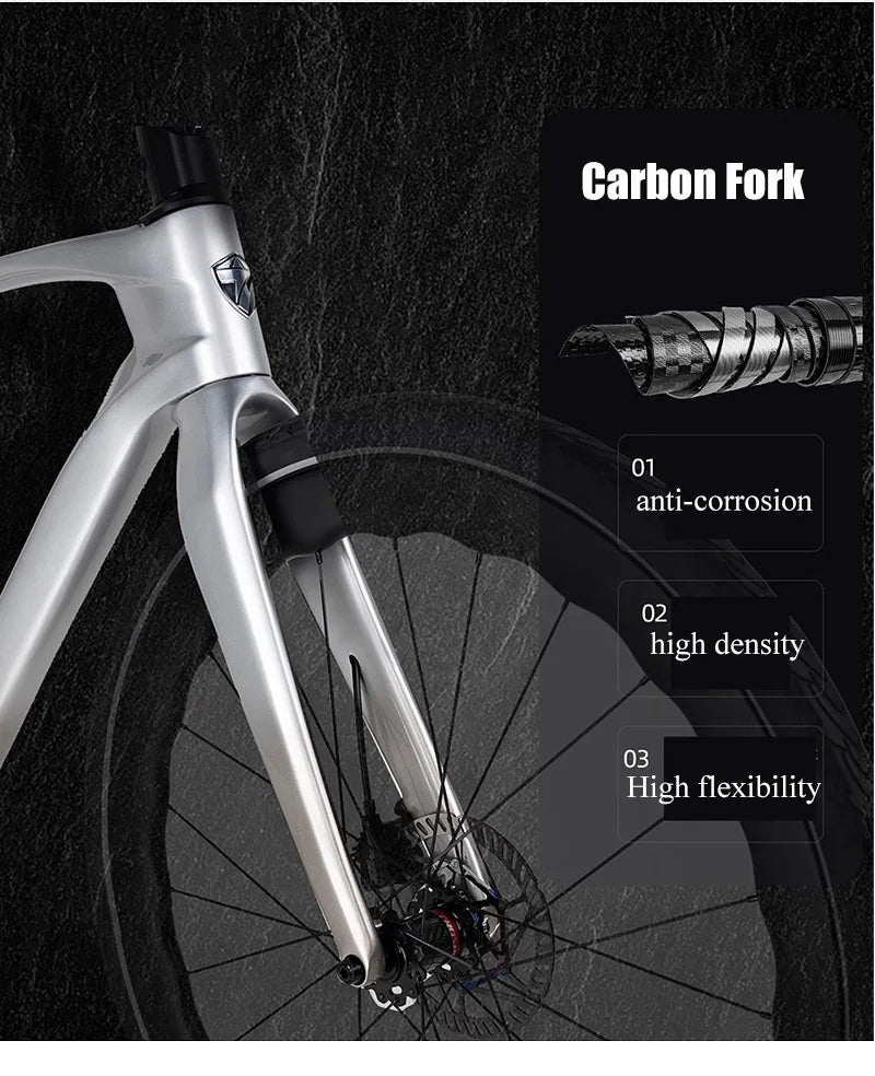Twitter Carbon Wireless Gravel V3 Gravel Bike 700*40C WheelTop GEX-13S Electronic Road Disc Bicycle With 50mm Carbon Wheelsets