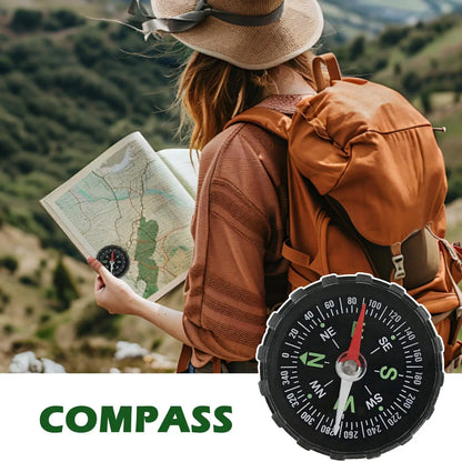 Waterproof Hiking Compass – Multifunctional Sighting Navigation for Survival, Mountaineering & Boating