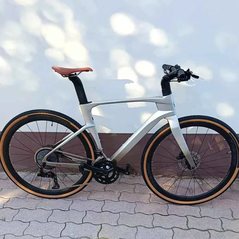 TWITTER Hot Selling V3 Gravel Bike 700X40C Carbon Fiber Road Bicycle RS-24 Speed Touring Bikes With Flat Handle For Men Women