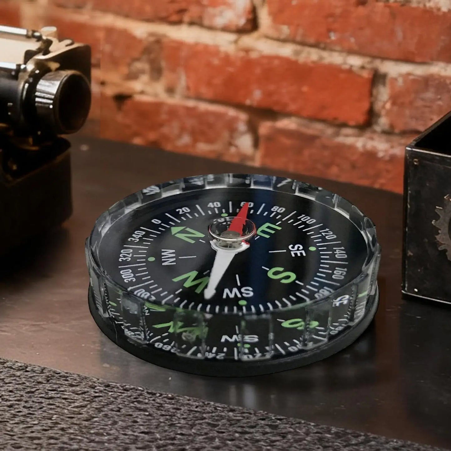 Waterproof Hiking Compass – Multifunctional Sighting Navigation for Survival, Mountaineering & Boating
