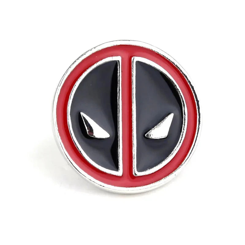 Marvel Deadpool Shirt Brooch Enamel Pins Metal Broches for Men Boy Badge Pines Metalicos Brosche Accessories