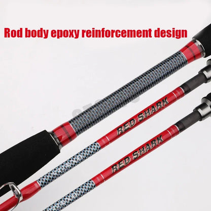 2-Piece Carbon Fiber Boat Fishing Rod – 1.6m, Casting & Spinning, Saltwater Offshore
