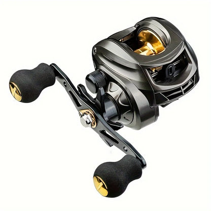 Stainless Steel Baitcast Reel – 7.2:1 Gear Ratio, Left & Right Hand, Saltwater & Freshwater