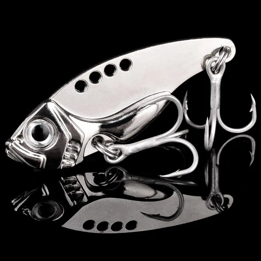 5pcs Metal VIB Fishing Lure Set – Vibration Spoon Hard Bait Crankbait Wobbler Swimbait Cicada 3/7/10/15/20g