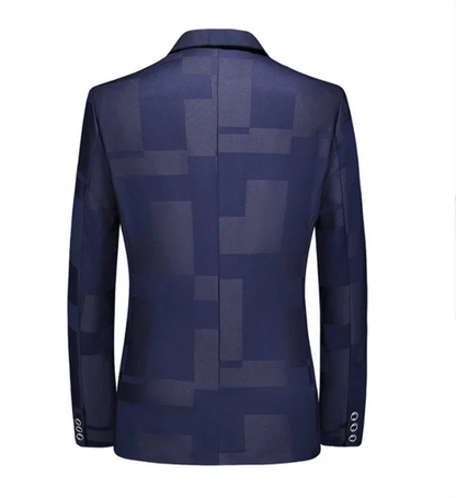 2024 New Men Business Social Suit Jacket Summer Male Single breasted Thin Dress Male Jacquard Blazers Coats