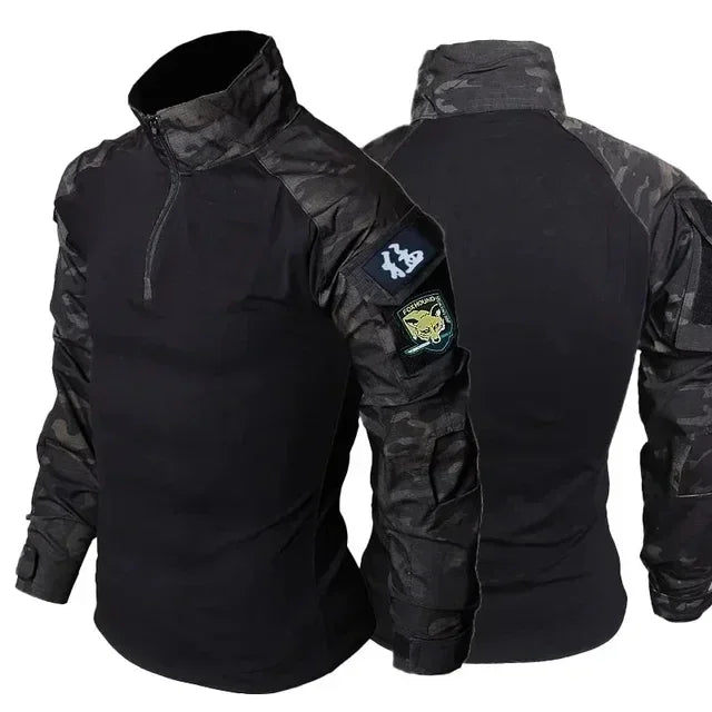 Tactical Combat Suit – Waterproof, Quick-Dry, Multi-Pocket Shirt & Cargo Pants, 7 Configurations
