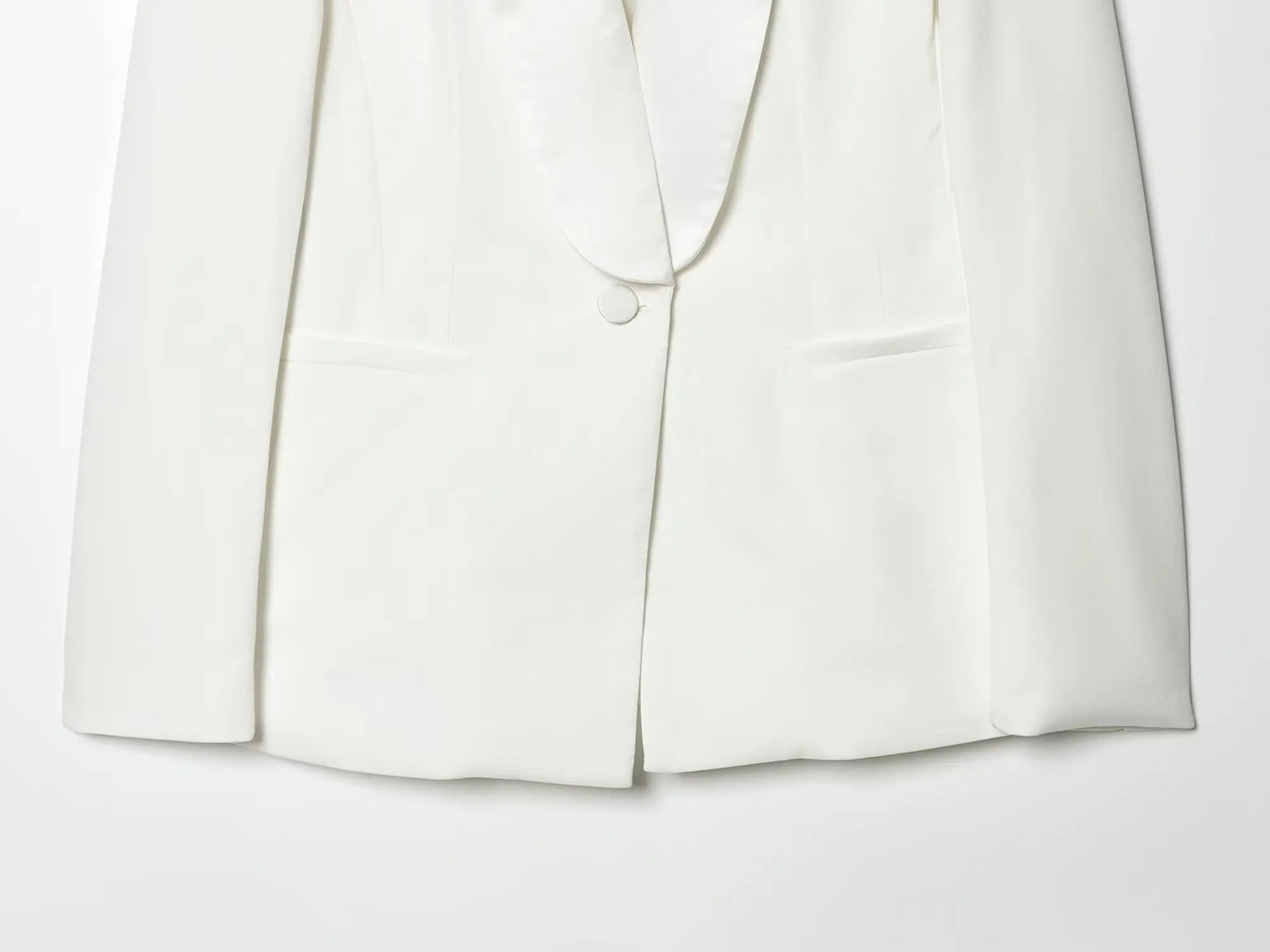 HH 2026 Women New Fashion Solid 2-Piece Set Single Button Long Sleeve Blazer Jacket+High Waist Zipper Pockets Solid Long Pants