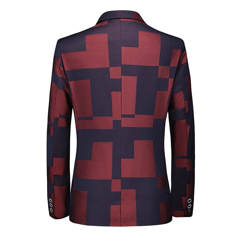 2024 New Men Business Social Suit Jacket Summer Male Single breasted Thin Dress Male Jacquard Blazers Coats