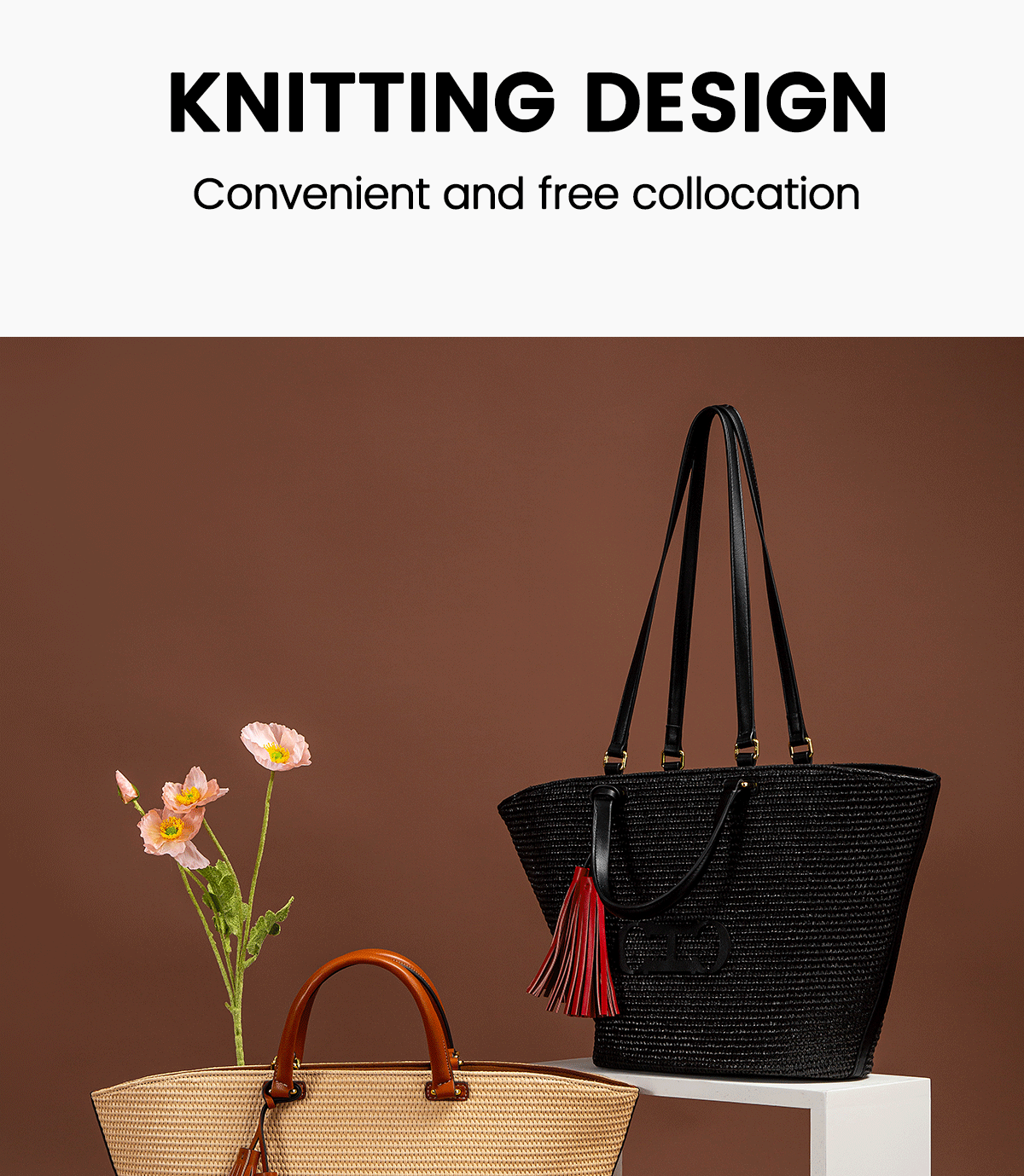 CHCH Women's Tote Bag 2024 New Vacation Beach Bag Beach Bag Handheld Shopping Bag