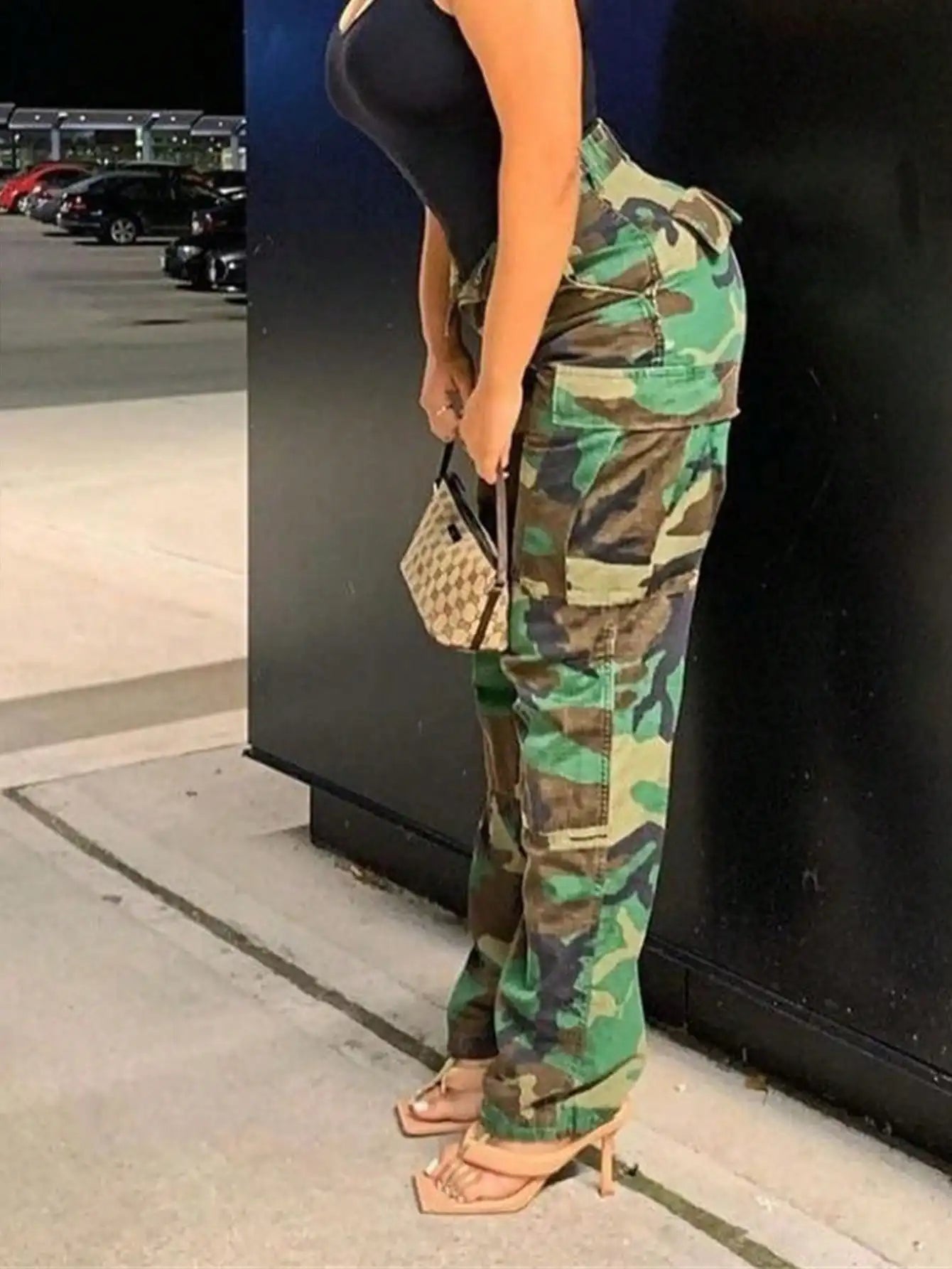 Women's Casual Loose Camo Jogger Pants – Camouflage Street Sports Work Trousers