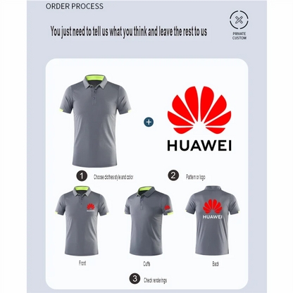 ZXL Quick-drying Sports Polo Shirt Custom Logo  Company Brand Design Print Embroidery Breathable Lapel Short Sleeve Polo Shirts