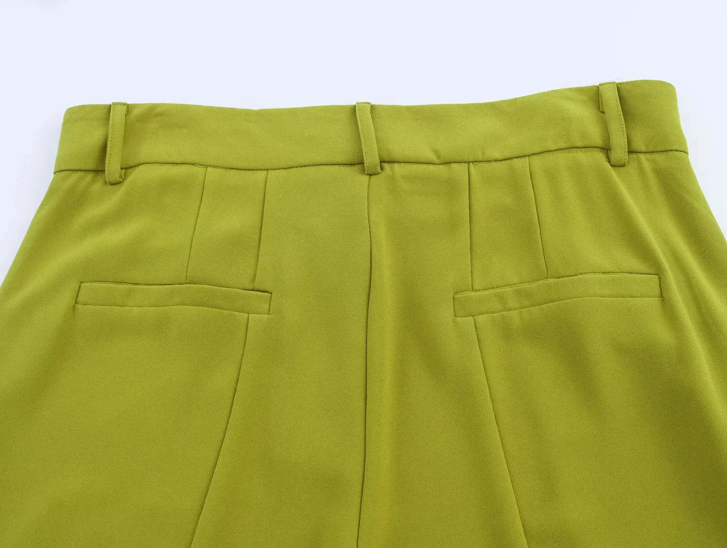KONDALA 2025 Fall Winter Elegant Green Office Lady Suits Fashion Sashes Shrug Single Breasted Straight Blazers Chic Flare Pants
