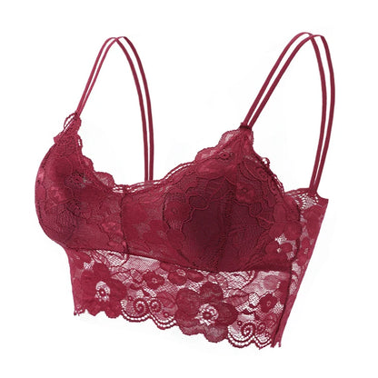 Fashion Women Bralette Bra Female Tops Hot Sale Female Lace Strap Wrapped Chest Shirt Top New Underwear Bras