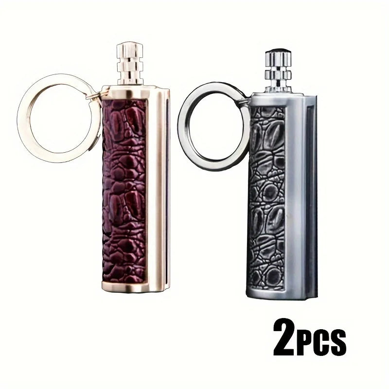 Vintage Permanent Lighter 10000Strikes Flint Metal Match Waterproof Reusable Fire Starter Portable Outdoor Camping Ignition Tool