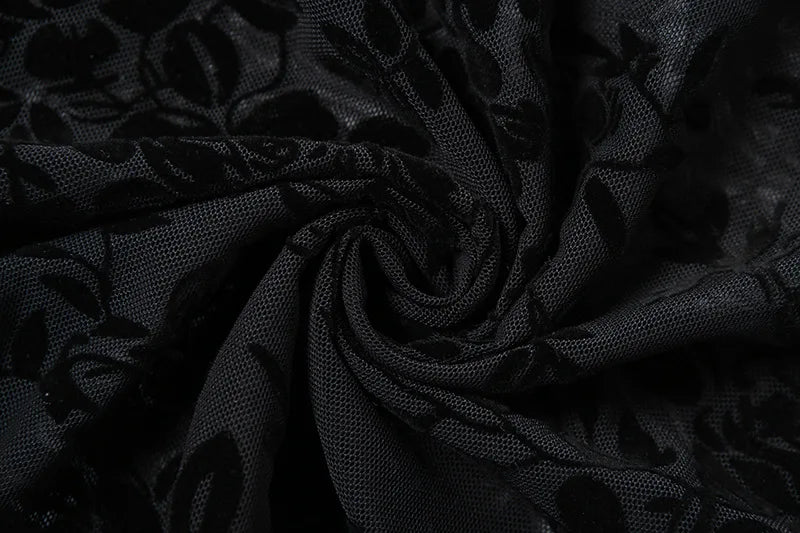 Elegant Sheer Floral Lace Maxi Dress for Women V Neck Spaghetti Strap Bodycon Floor Length Evening Party Prom Dresses