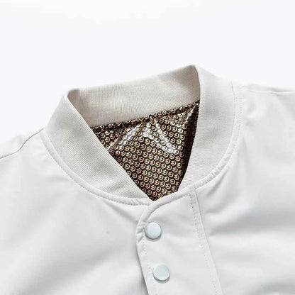 Men's Outdoor Sports and Leisure Windproof Breathable Thick Cotton Baseball Jacket Fashionable Cool Warm Cotton Jacket