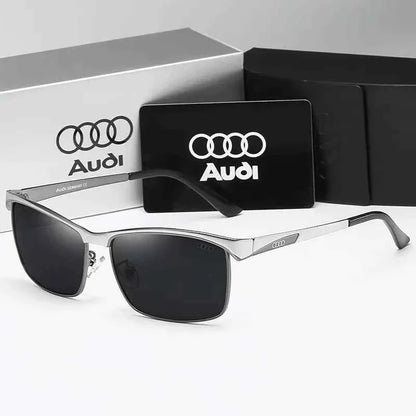 Audi Sunglasses Polarized UV400 Driving Sunglasses for Men/Women Square Frame Glasses Wholesale Gift for Auto Enthusiasts 5571