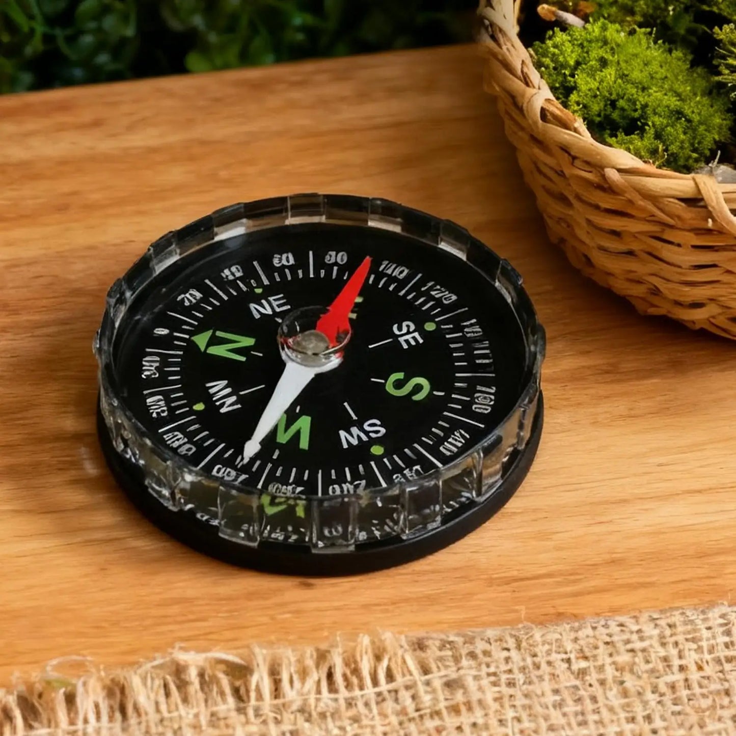 Waterproof Hiking Compass – Multifunctional Sighting Navigation for Survival, Mountaineering & Boating