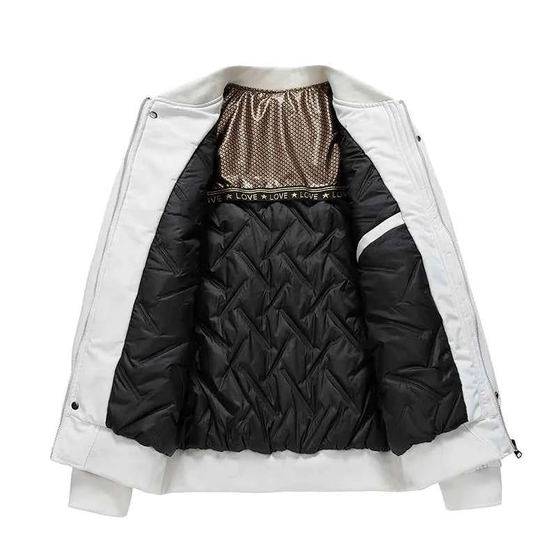 Men's Outdoor Sports and Leisure Windproof Breathable Thick Cotton Baseball Jacket Fashionable Cool Warm Cotton Jacket