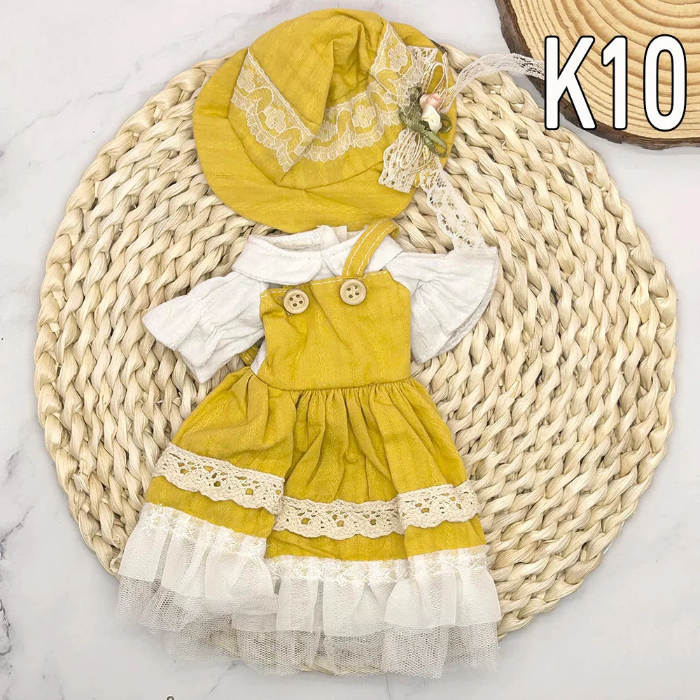 30cm Bjd Dolls Princess Full Set 1/6 Anime Bjd With Clothes 23 Joint Movable Body 3D Eyes Girls Dress Up Birthday Gifts Toys