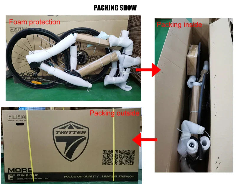 Twitter Full Carbon Road Bike Wireless Electronic Shifting WheelTop EDS TX 2X12 Speed Hydraulic Disc Brake Adult Men's Bicycle