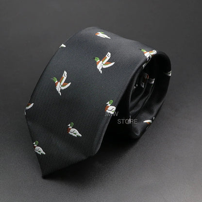 New Design Wedding Men Tie Green Wine Red Paisley Flower Animal Neckties Men Business Dropshipping Groom Collar Accessories Gift