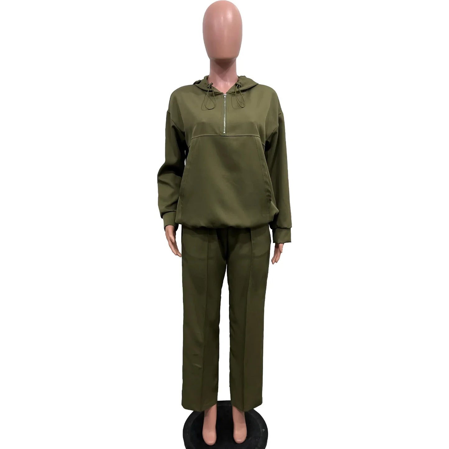 CM.YAYA Long Sleeve Women Set Loose Long Sleeve Hoodies Pant Suits 2024 Spring 2 Two Piece Sets Sporty Tracksuits Street Outfits